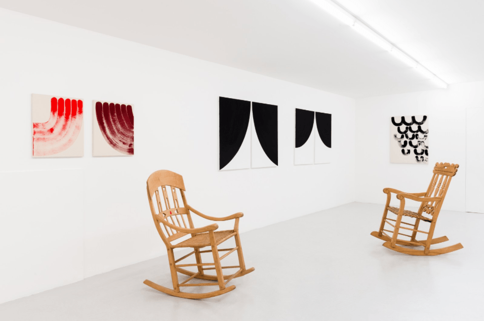 Elvire Bonduelle, The Rotating Painting Show, Galerie Laurent Mueller