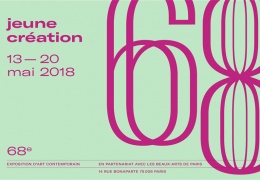 Artistes sélectionnés pour participer à la 68e édition de Jeune Création