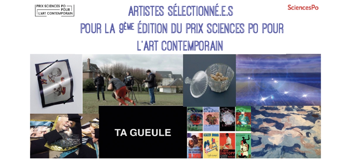 [FLASH ACTU] Artistes sélectionné.e.s pour la 9ème édition du Prix sciences Po pour l’art contemporain