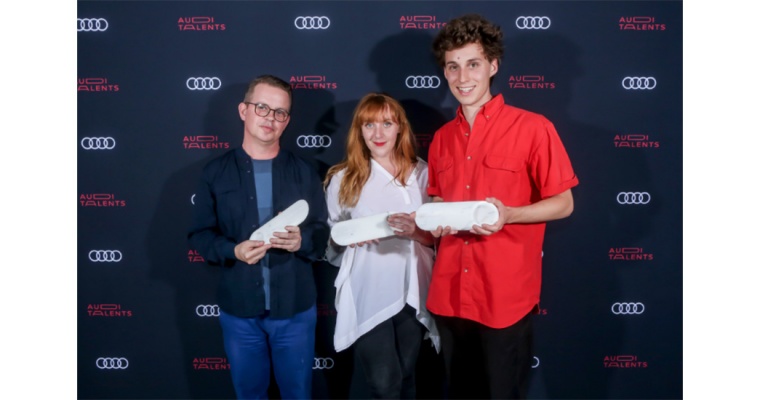 Marielle Chabal, Grégory Chatonsky et Léonard Martin, lauréats Audi talents 2018