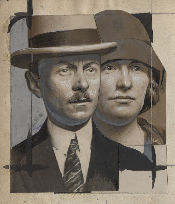Couple de gangsters, Archives du journal Le Petit Parisien Collections du musée Nicéphore Niépce