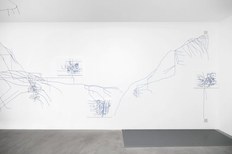 Vue d'exposition Laurent Ajina, Mind Matter, Galerie Bertrand Grimont Paris