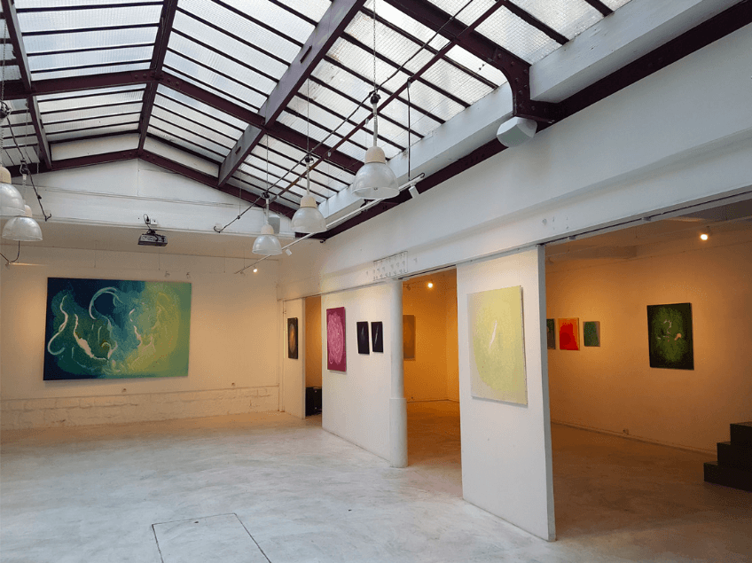 Vue d'exposition personnelle, Commun, du 27 au 30 septembre 2018, La Galerie 38 rue de Malte 75011 Paris