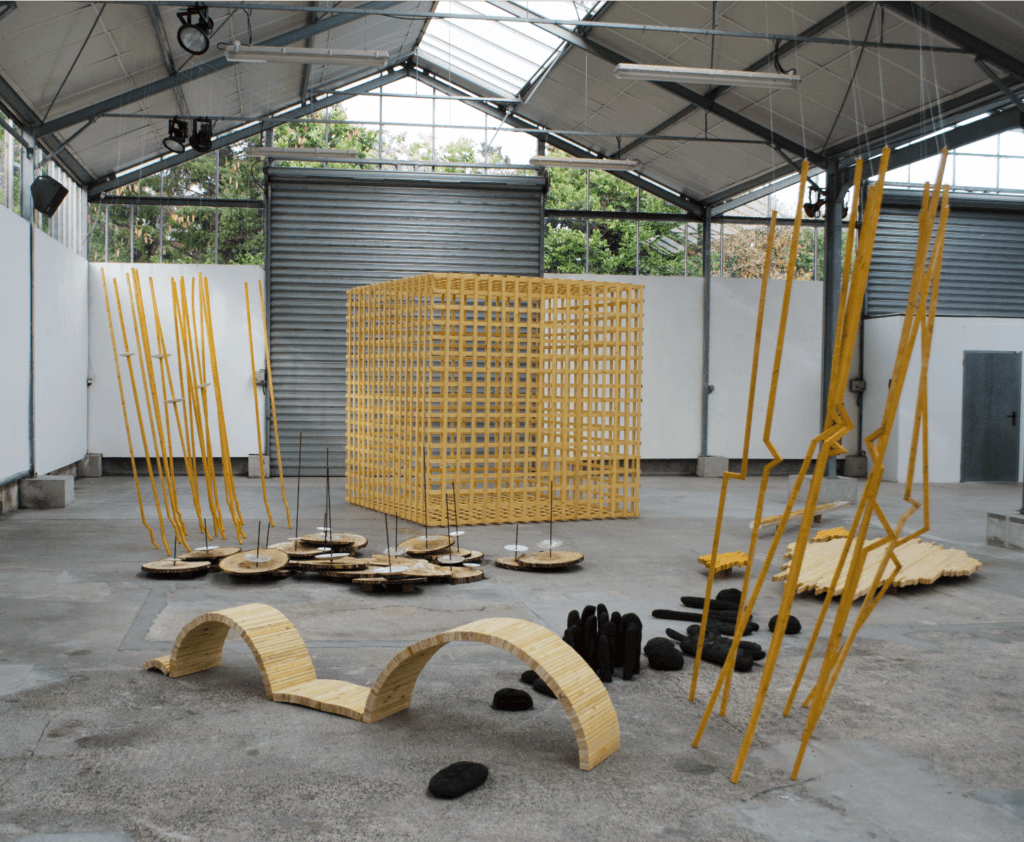 Jean Yves Vigneau, Jardin-dhiver, 2018 -résidence 55 Usine Utopik. Courtesy artiste