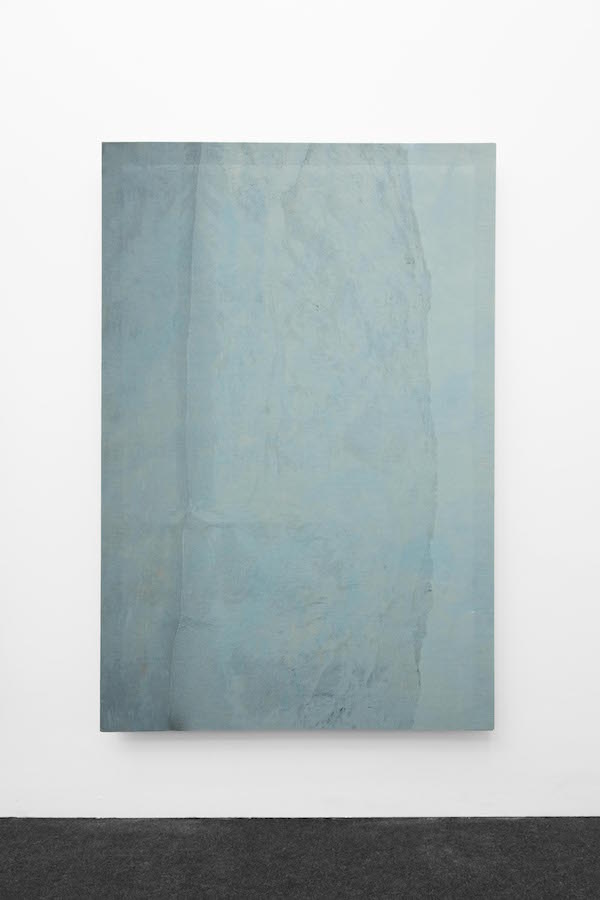 Floriane Michel, Dune, 2019. Oil paint and uv print on linen, 120 x 180 cm