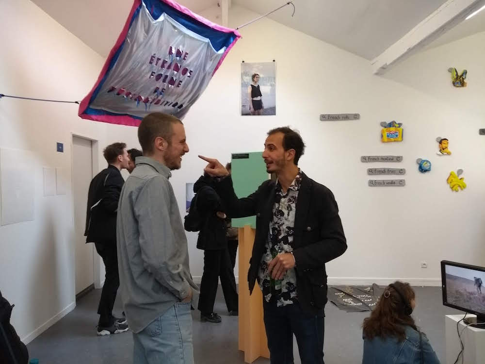 Sébastien Souchon et Adrien van Melle, exposition Sur la page, abandonnés vol.3 Au Lieu Paris mai 2019