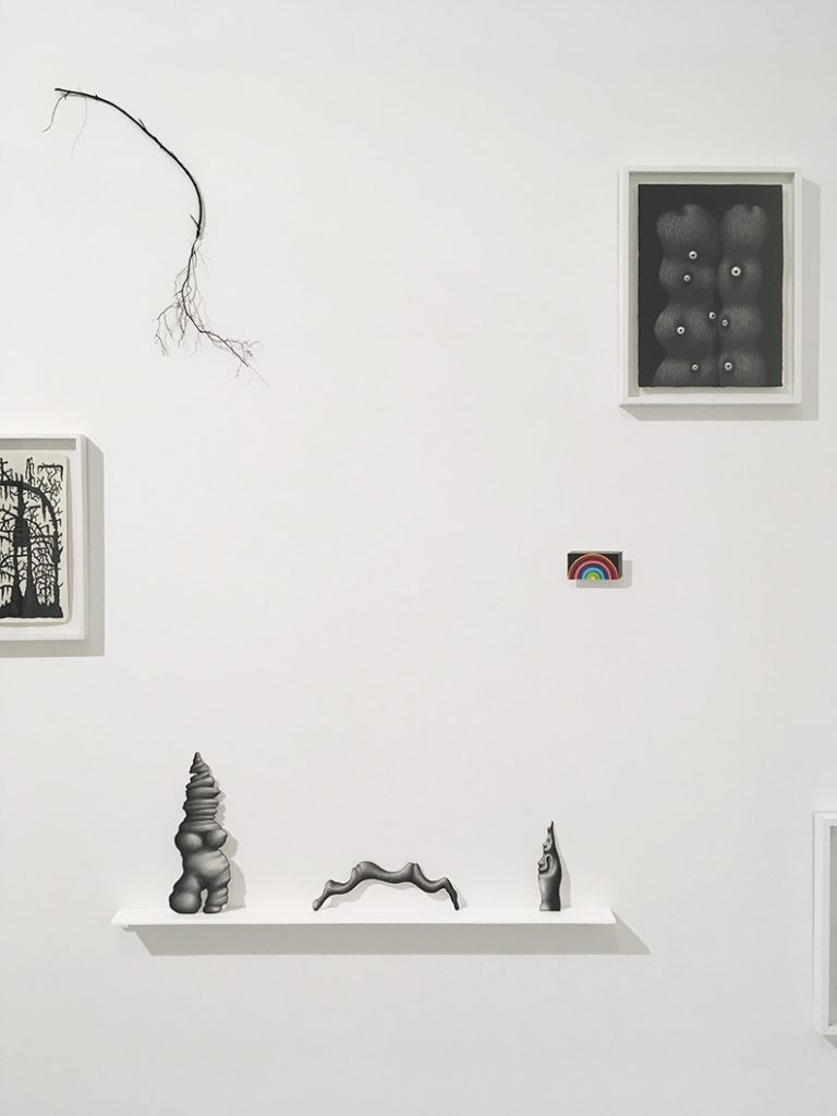 Chloé Poizat lauréate du Prix indépendant Point contemporain  Vue du stand de la galerie 22,48M2 à PARÉIDOLIE