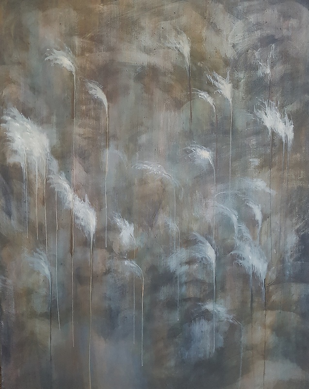 Ségolène Haehnsen Kan, Songe de Payne 1, 2018. Huile sur toile, 195 x 130 cm