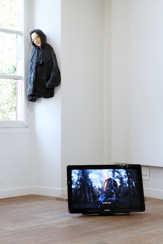 Vue de l’exposition Persona Everyware, Eleni Kamma, centre d’art Le Lait, 2020, photo Phœbé Meyer