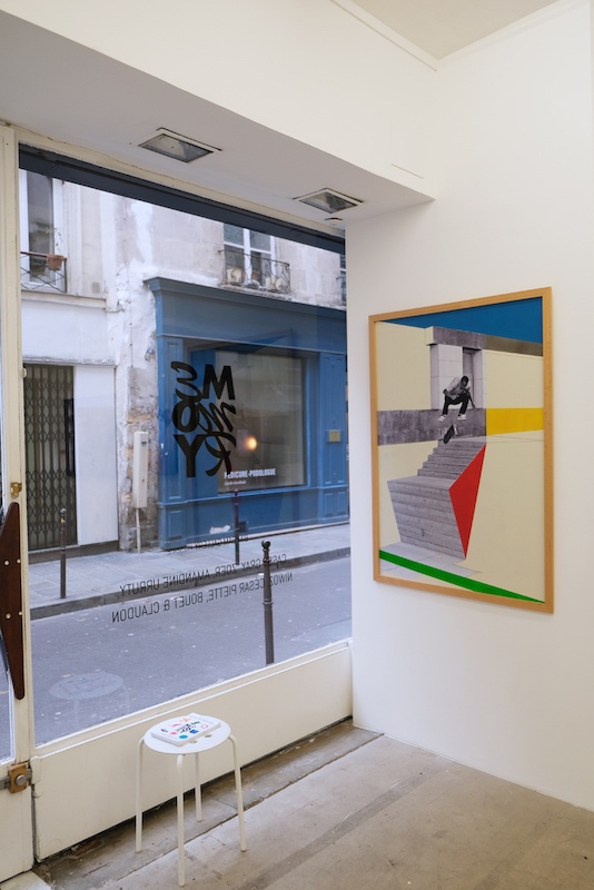Etienne Bouet et Mathieu Claudon, Unconcrete Architects, vue d'exposition Memory, Bim Bam gallery Paris