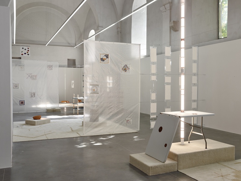 Vue de l'exposition "D'ailleurs, la vie ici", David de Tscharner, 2020, Centre d'art contemporain Les Capucins, Embrun ©f.deladerriere
