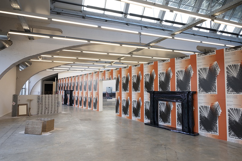 Vue de l’exposition collective La fête de l’insignifiance, 2020, La Kunsthalle de Mulhouse © photo : Sébastien Bozon