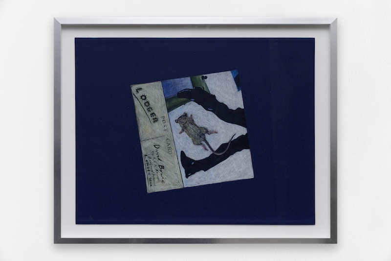 Hamish Pearch, Lost House Mouse, 2020, pencil on paper, aluminum frame, 42 x 59.4 cm (unframed), unique
