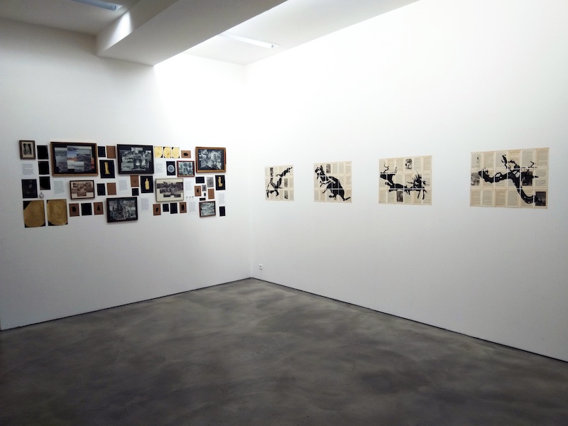 Vue d'exposition personnelle Karukinka - Canto uno d'Aurélien Mauplot, jusqu'au 19 février 2022, Galerie Eponyme, Bordeaux