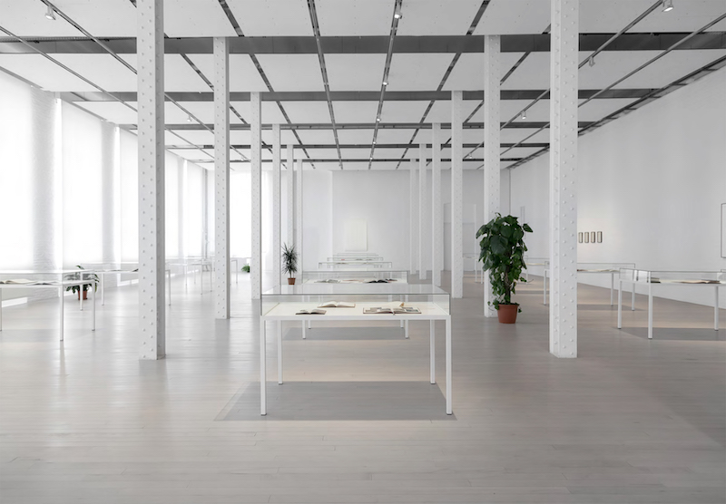 Daniel Gustav Cramer,The Infinite Library, Fabra i Coats, Barcelona, 2020 vue d'installation photographie : Eva Carasol