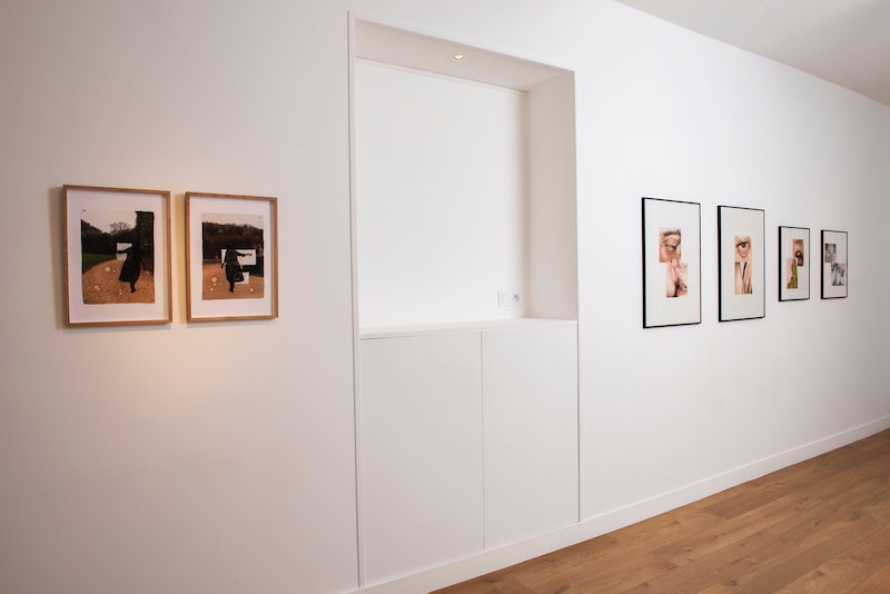 Vue d'exposition Les Heures Grises Galerie Ségolène Brossette, commissariat Madeleine Filipi, photo Christophe Beauregard