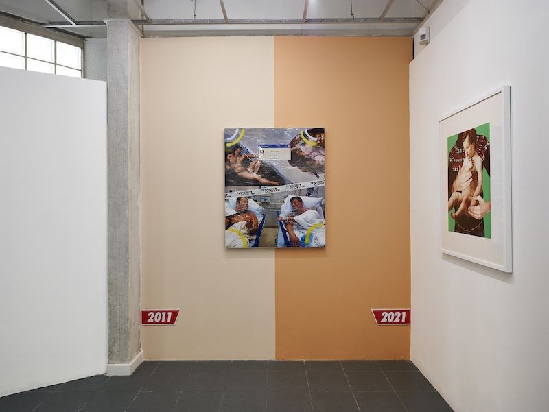 Vue d'exposition Mazaccio & Drowilal, Laisse à désirer, CACN - Centre d’Art Contemporain de Nîmes Photo F. Deladerrière, 2022