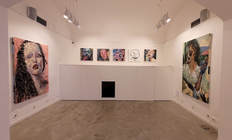 Tomáš Jetela - exposition "PRINCESSES" Galerie Toyen, Prague