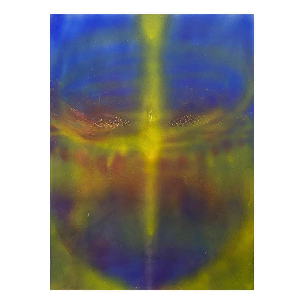 Mathias Bensimon, Vibration 2, 2023, peinture à l'huile sur toile, 200x140cm