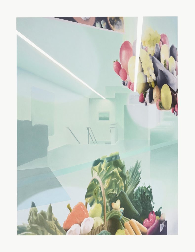Louise Dumas, Primland, Romainville, 2021. Pastel sec sur papier, 150 x 116 cm Courtesy artiste. Photo Laetitia d’Aboville