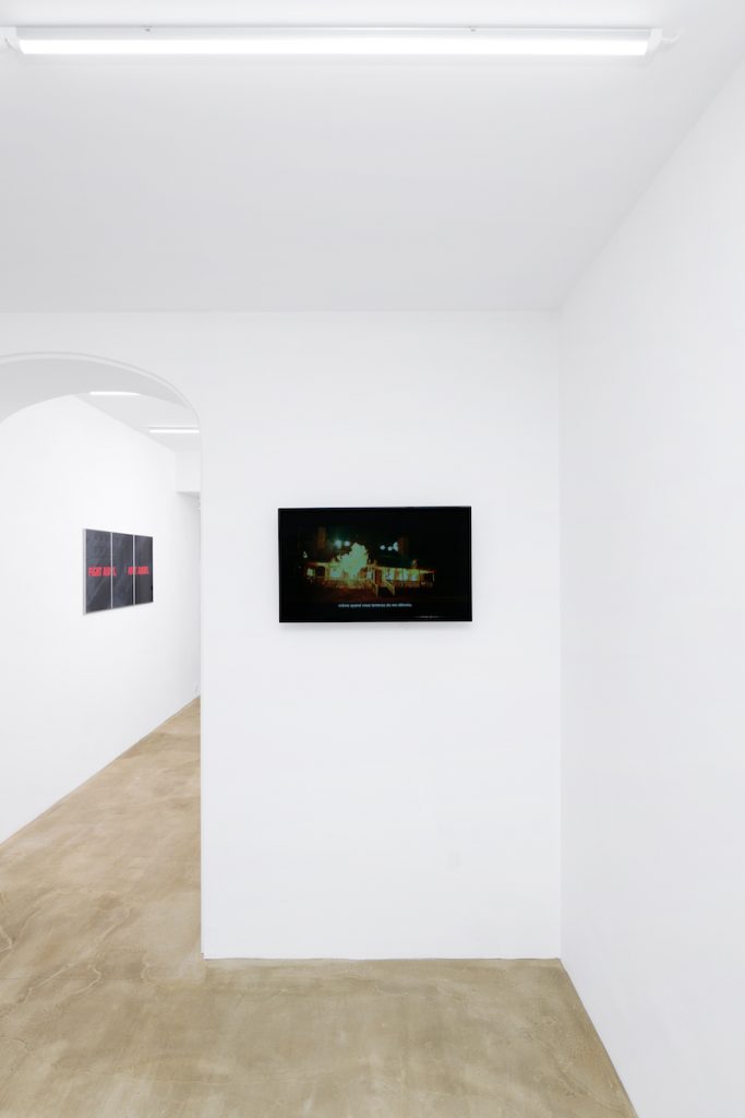 Danser sur les traces - Prix Utopi·e, exhibition view with Sido Lansari and Nelson Bourrec Carter, Sans titre, Paris