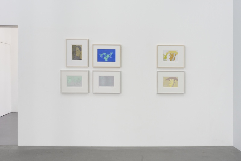 Installation view, Charlotte Johannesson, Self-Portrait, 1983 ; There, 1983, Kunsthalle Friart Fribourg, 2023. Photo : Guillaume Python. Courtesy of the artist and Kunsthalle Friart Fribourg