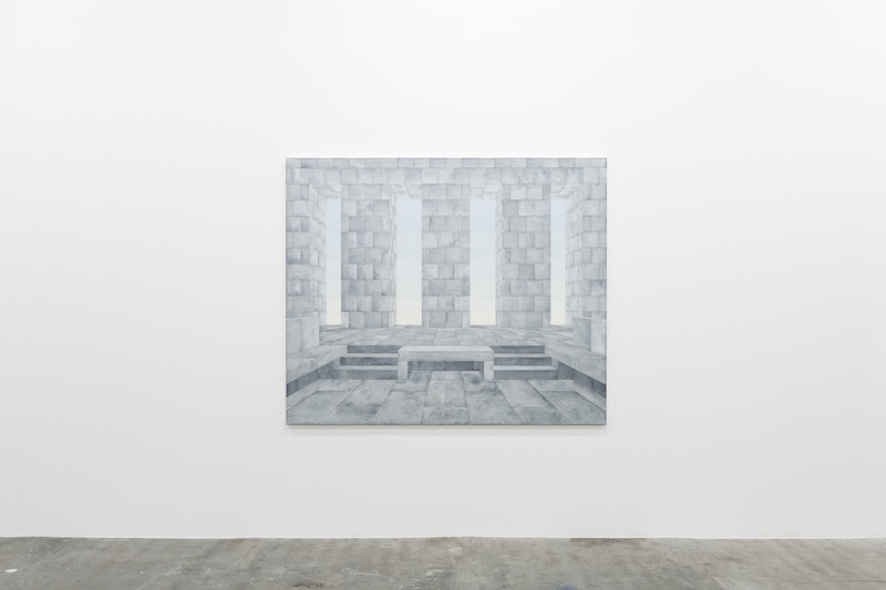 HENRIK SAMUELSSON Refugium (III), 2018-2020 acrylique et huile sur toile 150 x 180 cm