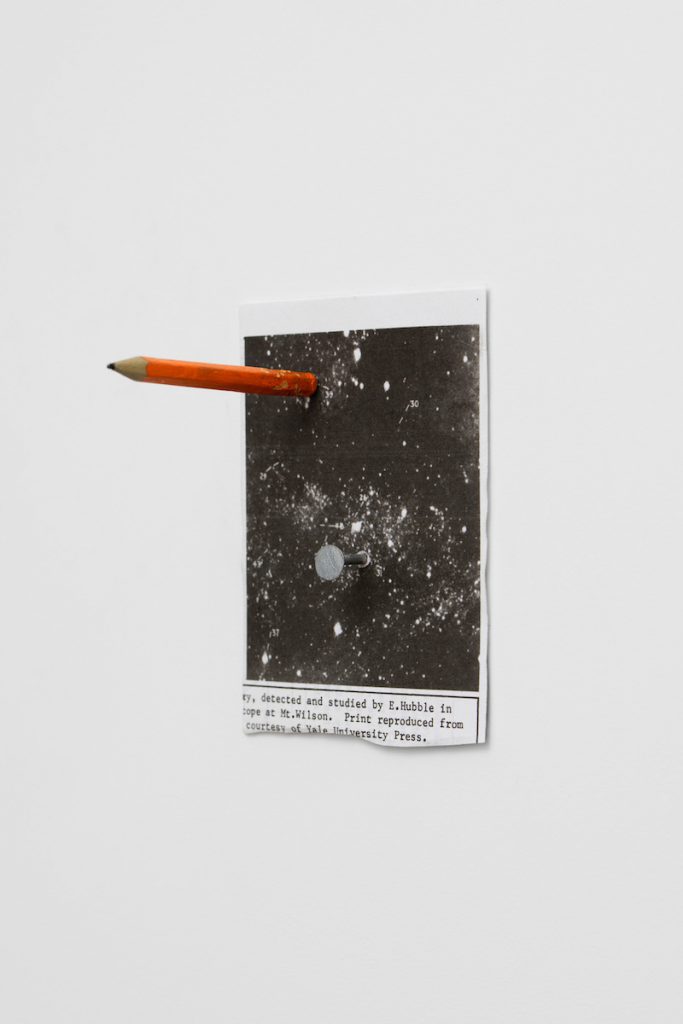 Hamish Pearch, Moon and Star, 2024, paper, aluminium, bronze, paint, 13 x 9.5 x 15 cm, unique