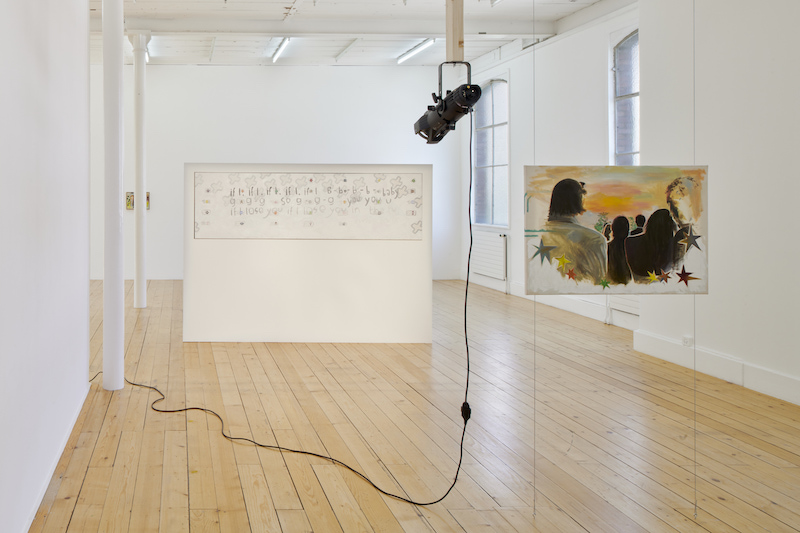 Vue exposition, Elise Corpataux, Life isn’t good it’s excellent, Kunsthalle Friart Fribourg, 2023. Photo : Guillaume Python. Courtesy of the artist and Kunsthalle Friart Fribourg