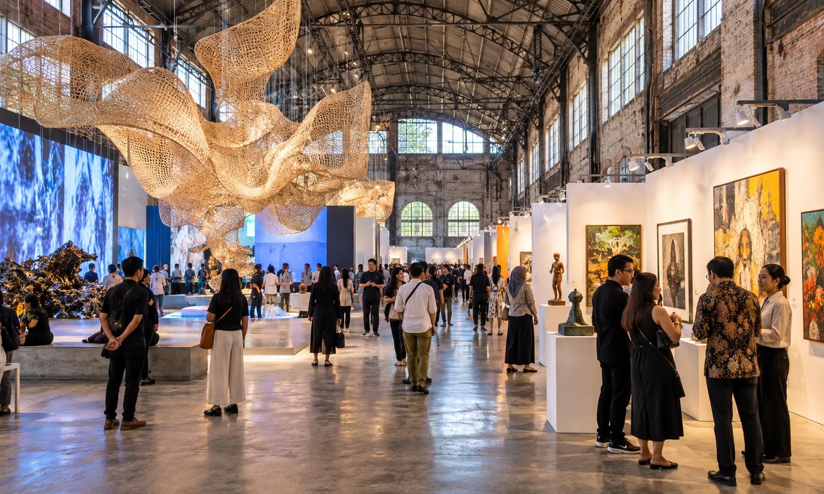 Biennale dan art fair apa bedanya dan mengapa keduanya penting