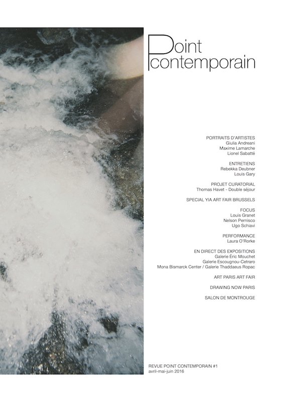 [REVUE] Point contemporain #1 – Avril – Mai – Juin 2016