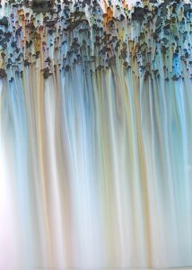 Waterfalls (minimal) 2015 Lavis d'encre sur papier 100x70cm