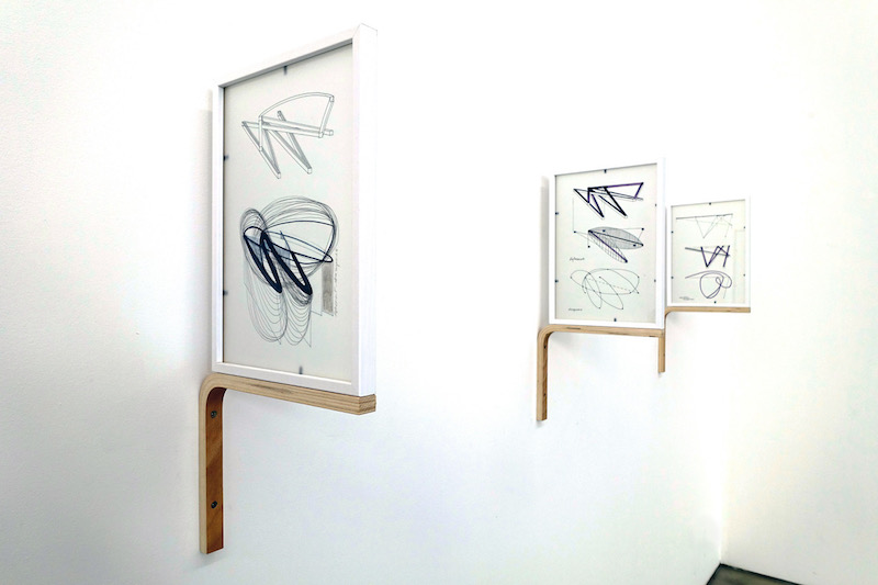 © Alice Raymond, 2018. Nervures [Se dit aussi des embranchements de chaînes de montagnes], Éponyme Galerie, septembre-novembre 2018, exposition personnelle d'Alice Raymond curatée par Élise Girardot.