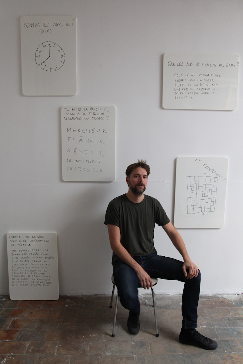 © John Lippens, Portrait magnétique de DdT, 2018