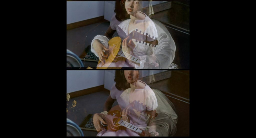 Laurent Fiévet, Jeune fille au luth, 2020 n°1/5 + 1 EA, boucle vidéo, 10 mn 55 s