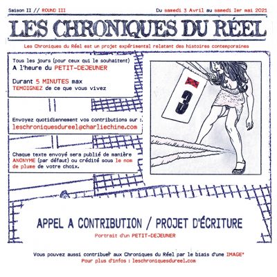 APPEL À CONTRIBUTION -LES CHRONIQUES DU RÉEL