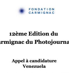 12E EDITION DU PRIX CARMIGNAC DU PHOTOJOURNALISME