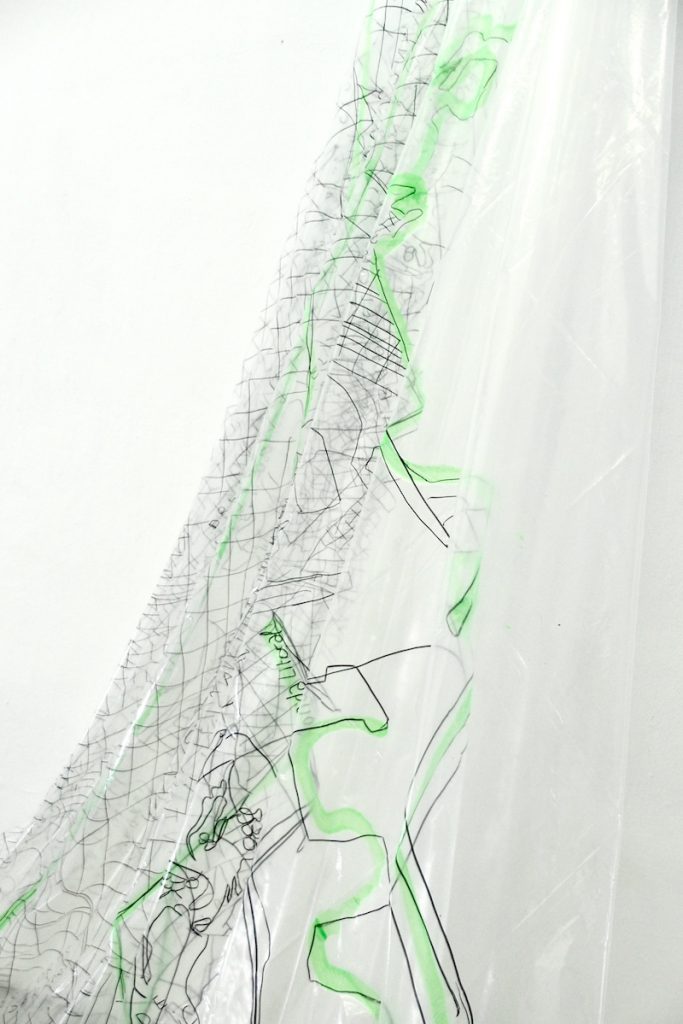 Vues d’exposition « urban tracks », Homesession Barcelone, 2021