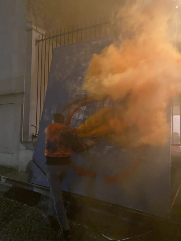 Marcin Dudek, Performance The Group, 02-10-2021, Nuit Blanche 2021, Centre Wallonie-Bruxelles Paris - Photo Valérie Toubas
