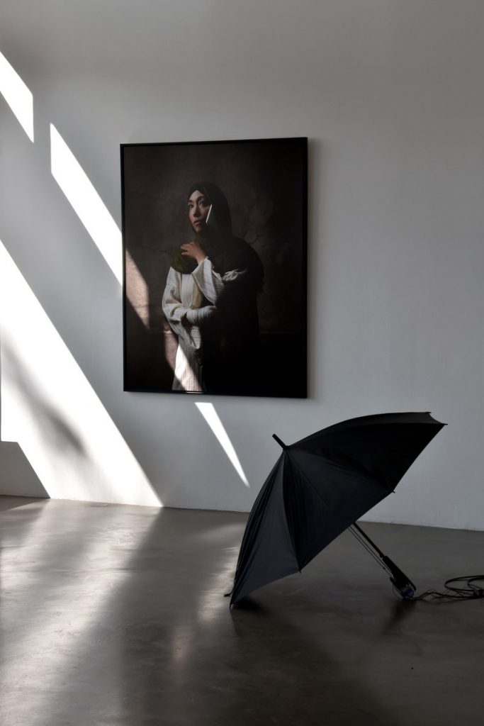 Vue de l'exposition Younes Baba-Ali, Dégrisements, La BF15, 2021. Photo Aude Tournaye
