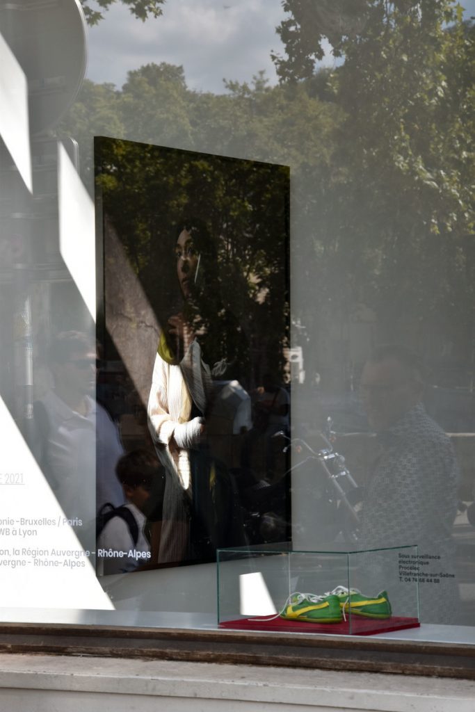 Vue de l'exposition Younes Baba-Ali, Dégrisements, La BF15, 2021. Photo Aude Tournaye