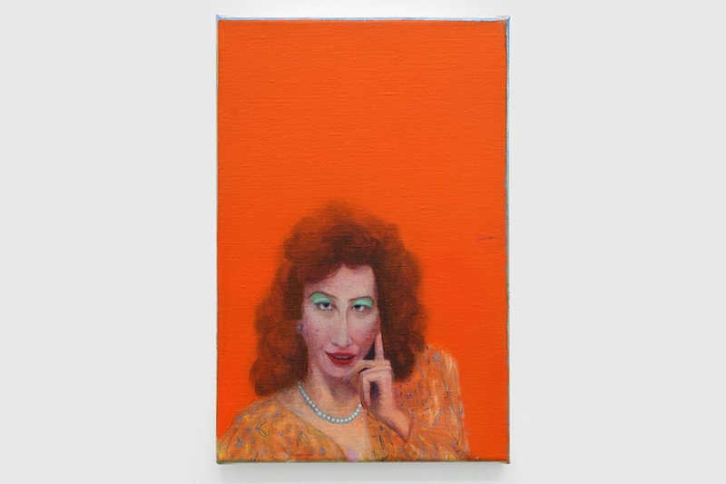 Gauthier Hubert, Waaaww jadoooore cque vous faites, 2021. Oil on canvas, 35 x 232 cm