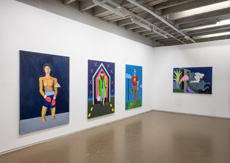 Diego Wery - Vue d'exposition L'anticipation d'un futur, Espace Vanderborght, Bruxelles - Photo Pierre Toussaint & Vincent Everarts