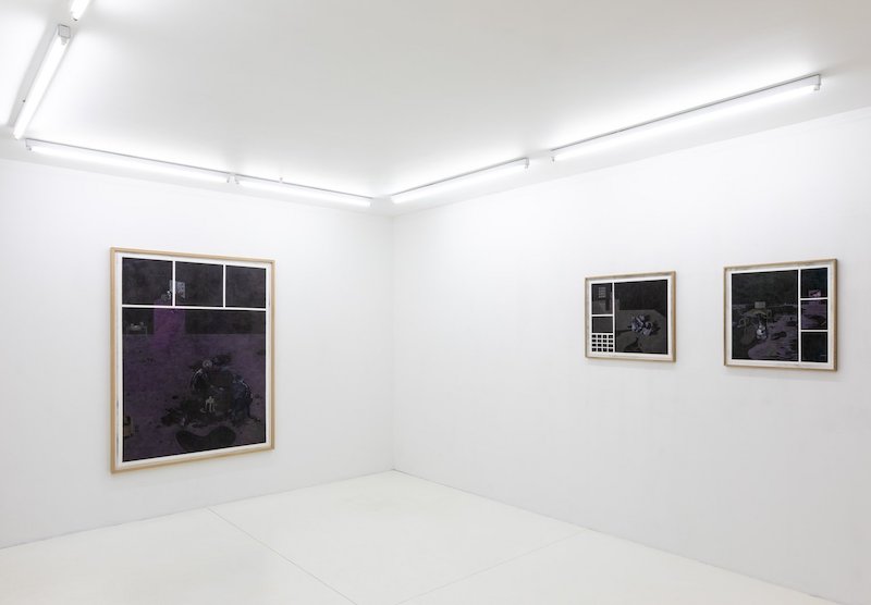 Vue d'exposition de Laurent Dumortier - Michèle Schoonjans Gallery Bruxelles - photo Vincent Everarts