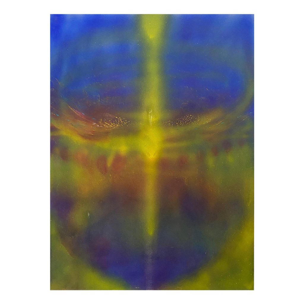 Mathias Bensimon, Vibration 2, 2023, peinture à l'huile sur toile, 200x140cm
