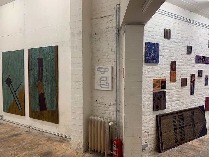 Exposition collective " La peinture abstraite est-elle militaire guerrière ?" - Hybride, Lippens - L'atelier, Rue Vanderstichelen 44, 1080 Bruxelles