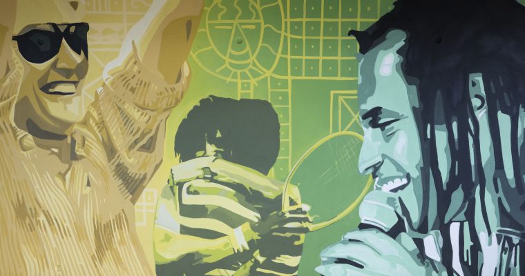 JAY RAMIER ET VICTOR ASH, FRESQUE Y.NOAH ’83