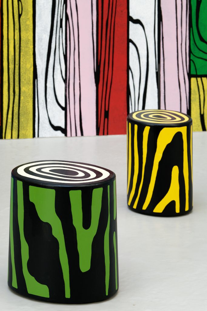 Vue exposition Richard Woods, Harvest, Semiose, Paris - Photos A. Mole. Courtesy Semiose, Paris.