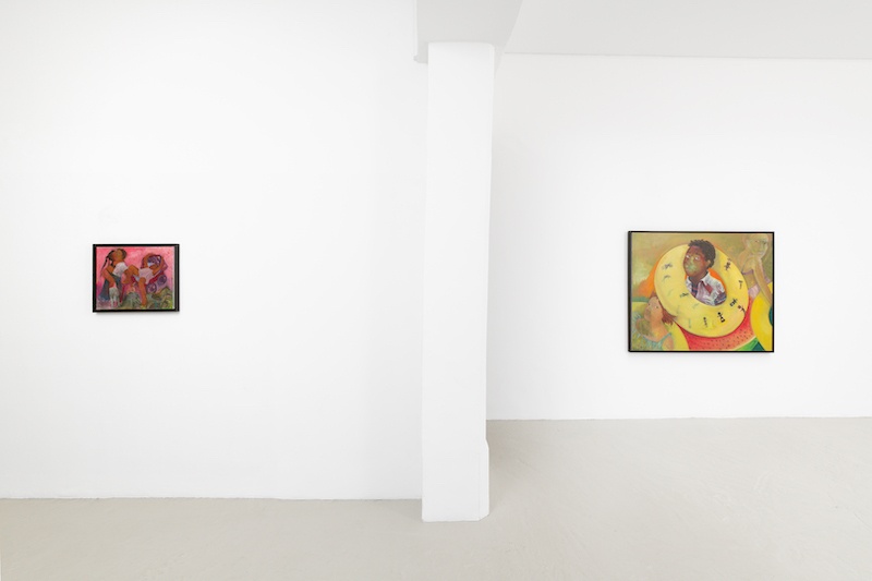 Vue d'exposition Philemona Williamson, The Borders of Innocence, Semiose, Paris - Photos A. Mole. Courtesy Semiose, Paris
