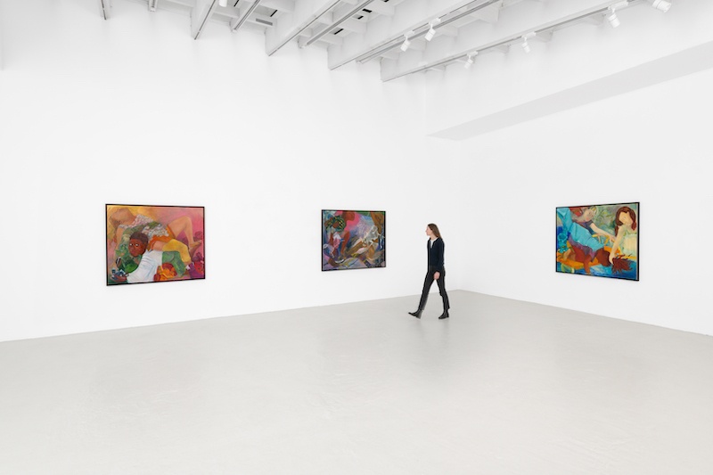 Vue d'exposition Philemona Williamson, The Borders of Innocence, Semiose, Paris - Photos A. Mole. Courtesy Semiose, Paris